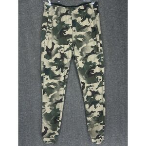 Nike Joggers Men Small Black Gray Green Camo Tapered SweatPants CU6200-355